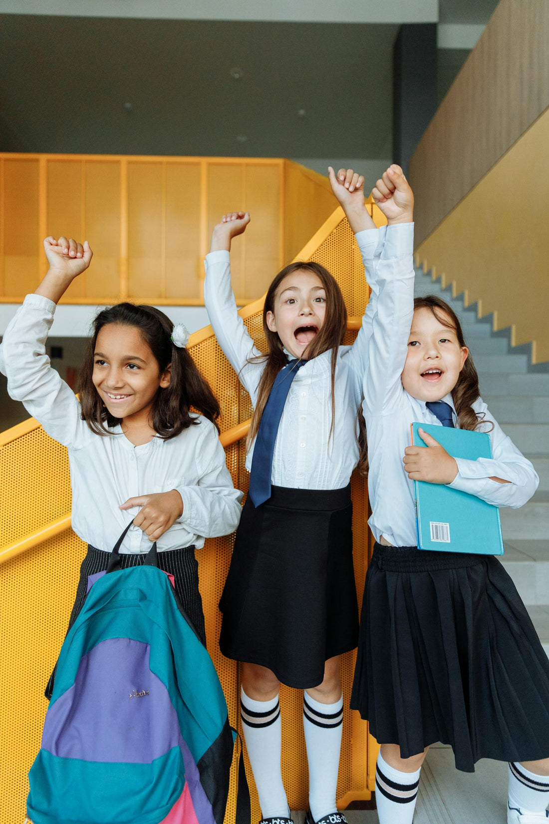 Niñas en un colegio